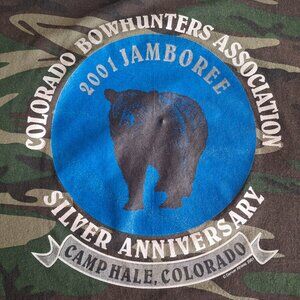 Vintage T Shirt 2001 Colorado Bowhunters Association Silver Anniversary Untag 3X